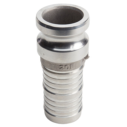 2-Inch Aluminum Camlock Fittings Type E - Pair Of Hose Adapter Couplings