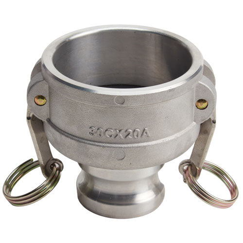 Camlock Aluminum Adapter – Type DA, 3″ Female Coupler X 2-1/2″ Male, DA3025AL