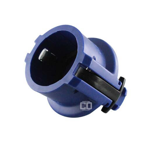 Blue 2" Polypropylene Female Safety Bump Cap
