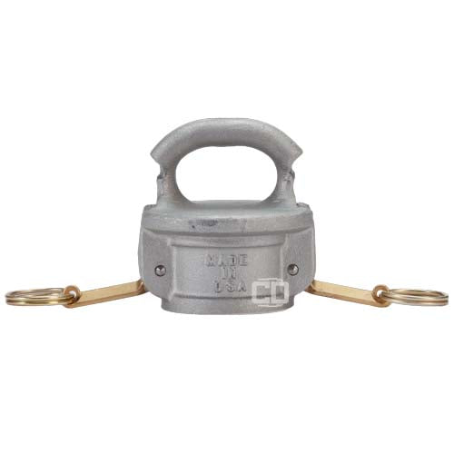 Aluminum 2" Female Safety Bump Cap