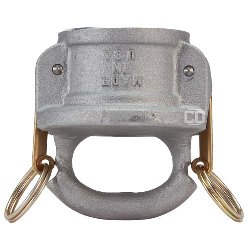 Aluminum 2" Female Safety Bump Cap