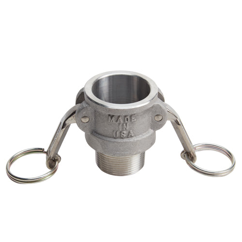 Tuyau Avec Raccords Camlock Femelle 1-1/4 - Laiton Et Pinces De Sécurité - NECO