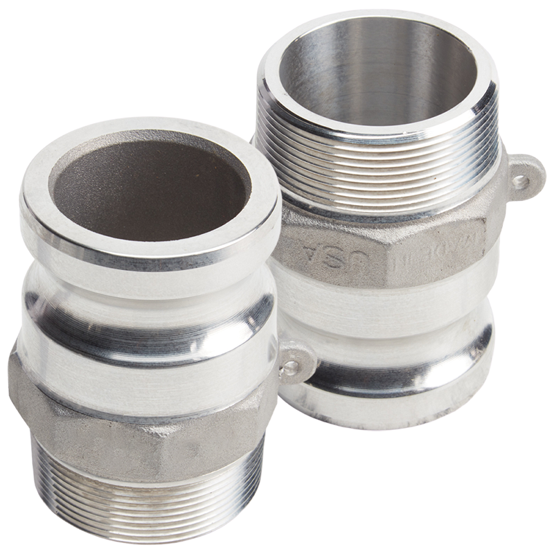 Threaded Camlock Aluminum Male Camlock to Male Threads – CamlockDirect