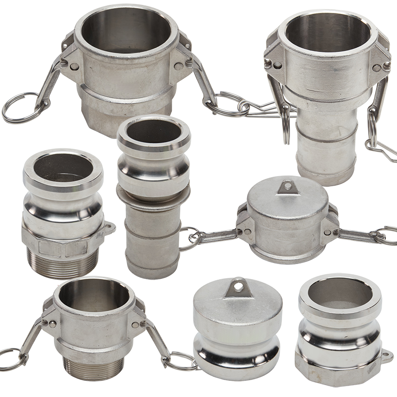 Locking Ramp Coupling Threaded 1/4 Inch Stainless Steel Camlock Fitting Specification 1/2