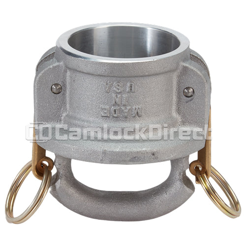 Aluminum 2" Female Safety Bump Cap