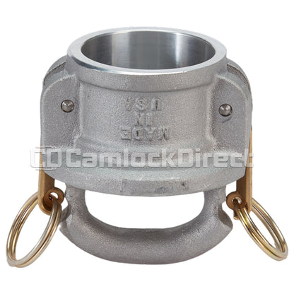 Aluminum 3" Female Safety Bump Cap