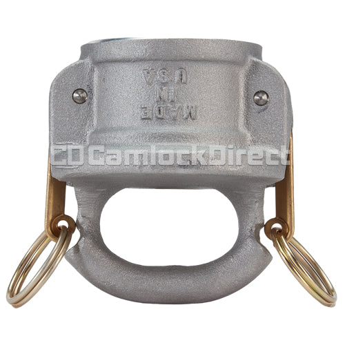 Aluminum 3" Female Safety Bump Cap