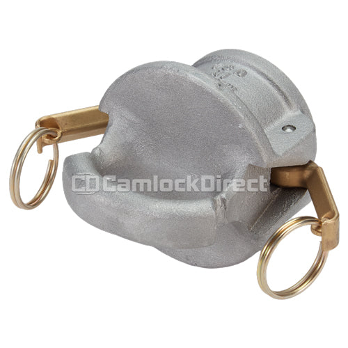 Aluminum 4" Female Safety Bump Cap