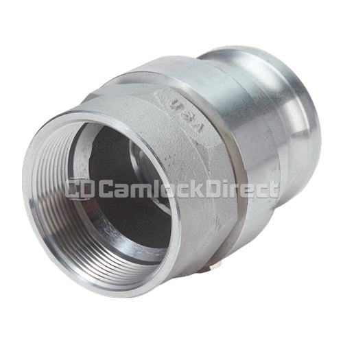 Aluminum 2" Swivel Male Camlock x 2" Female NPT (USA)