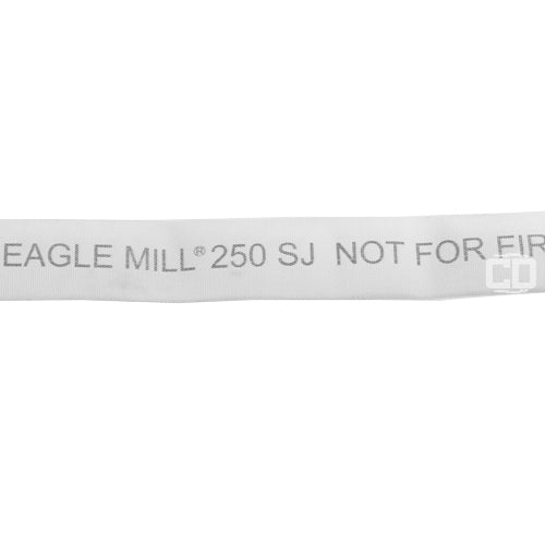 White 1 1/2" x 100' Camlock Single Jacket Mill Hose