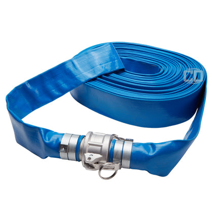 Blue 2" x 100' Camlock Lightweight Hose