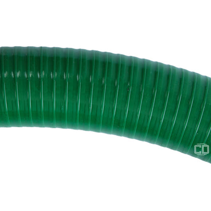 Green 4" x 20' Camlock Suction Hose