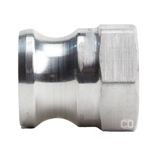 Aluminum 3/4" Male Camlock x 3/4" Female NPT (USA)