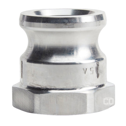 Aluminum 1 1/2" Male Camlock x 1 1/2" Female NPT