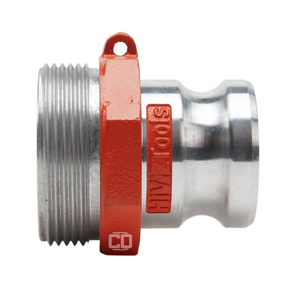 Aluminum 2" Male Camlock x 2 1/2" Male NH Fire Hose