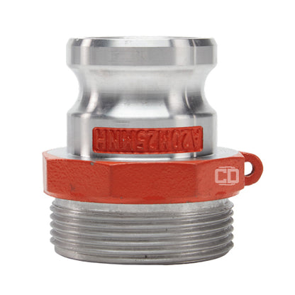 Aluminum 2" Male Camlock x 2 1/2" Male NH Fire Hose