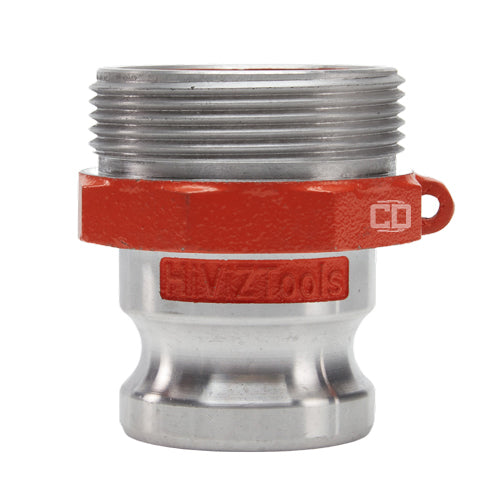 Aluminum 2" Male Camlock x 2 1/2" Male NH Fire Hose