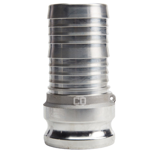 Aluminum 3" Male Camlock to Hose Shank