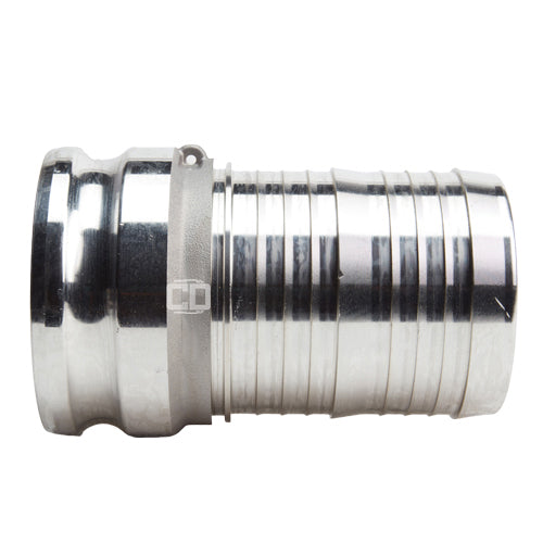 Aluminum 6" Male Camlock to Hose Shank