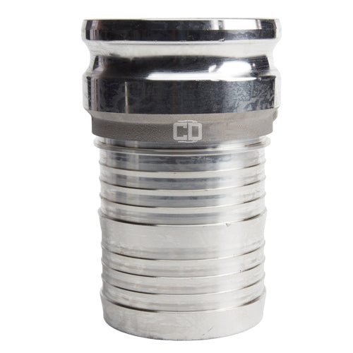 Aluminum 6" Male Camlock to Hose Shank
