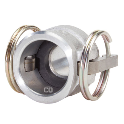 Aluminum 3/4" Female Camlock x 3/4" Male NPT