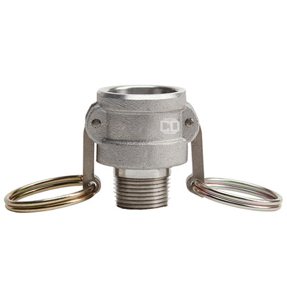 Aluminum 3/4" Female Camlock x 3/4" Male NPT