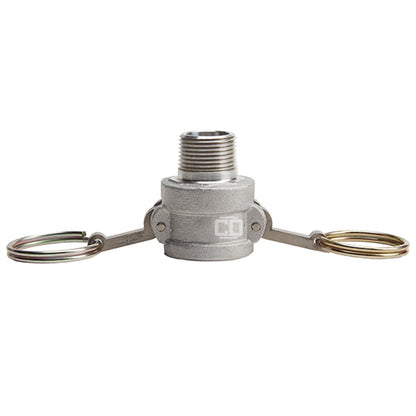 Aluminum 3/4" Female Camlock x 3/4" Male NPT