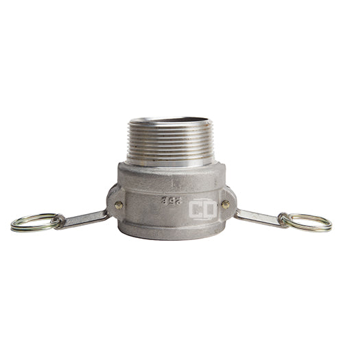 Aluminum 2 1/2" Female Camlock x 2 1/2" Male NPT