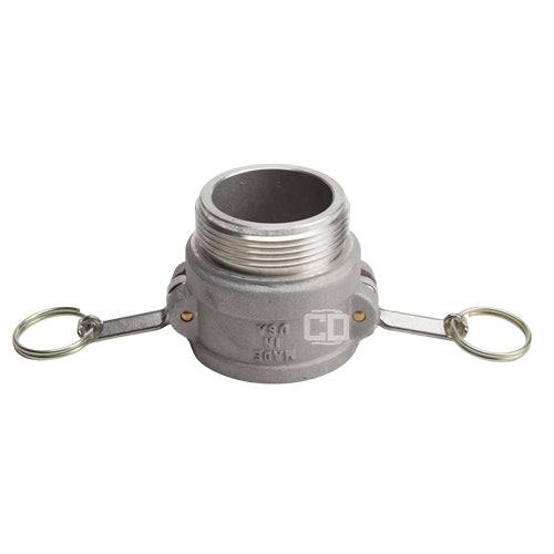 Aluminum 2 1/2" Female Camlock x 2 1/2" Male NH (USA)