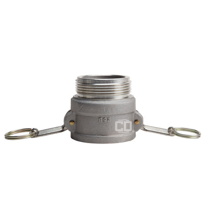 Aluminum 2 1/2" Female Camlock x 2 1/2" Male NH (USA)