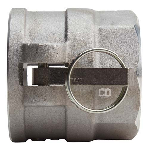 Aluminum 2 1/2" Female Camlock x 2 1/2" Female NPT (USA)