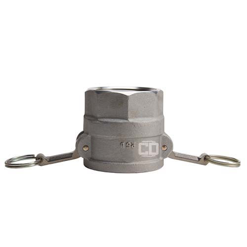 Aluminum 2 1/2" Female Camlock x 2 1/2" Female NPT (USA)