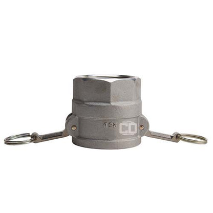 Aluminum 2 1/2" Female Camlock x 2 1/2" Female NPT (USA)