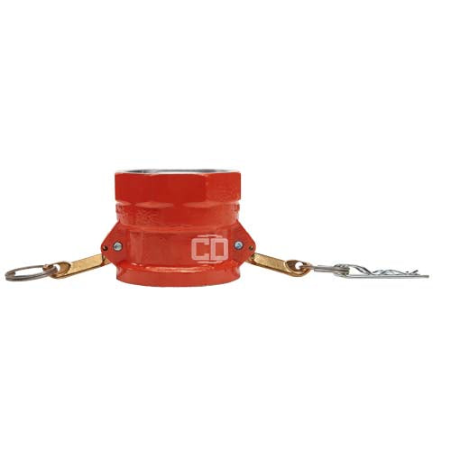 Aluminum 2 1/2" Female Camlock x 2 1/2" Female NH Fire Hose