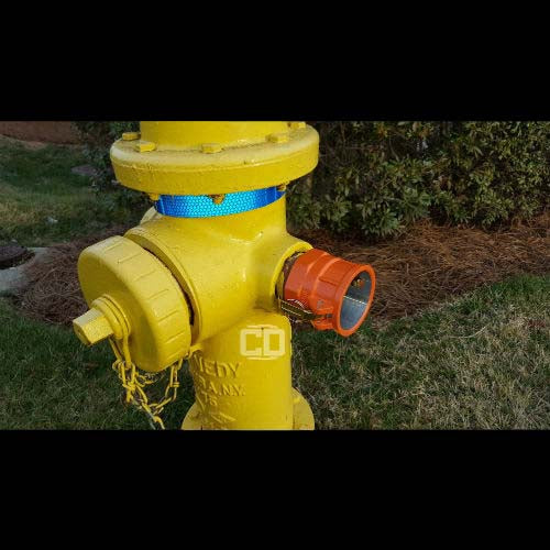 Aluminum 2 1/2" Female Camlock x 2 1/2" Female NH Fire Hose