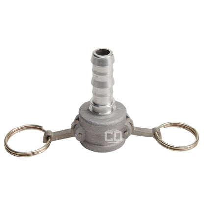 Aluminum 1/2" Female Camlock to Hose Shank