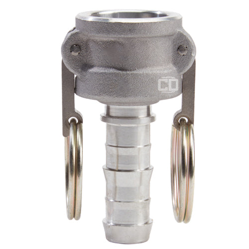 Aluminum 1/2" Female Camlock to Hose Shank