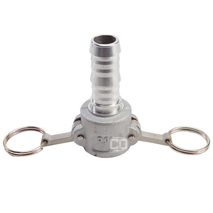 Aluminum 1" Female Camlock to Hose Shank (USA)