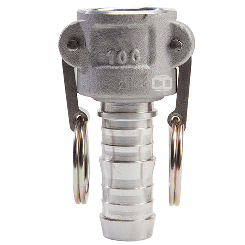 Aluminum 1" Female Camlock to Hose Shank (USA)