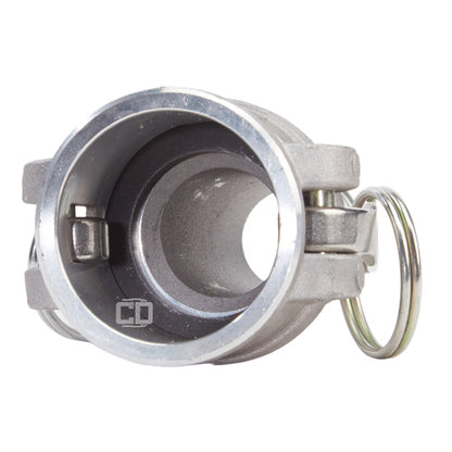 Aluminum 1 1/2" Female Camlock to Hose Shank (USA)