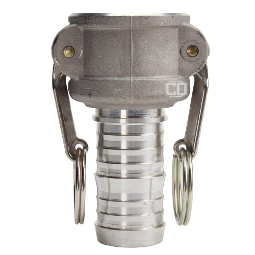 Aluminum 1 1/2" Female Camlock to Hose Shank (USA)