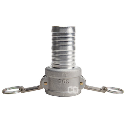 Aluminum 2" Female Camlock to Hose Shank