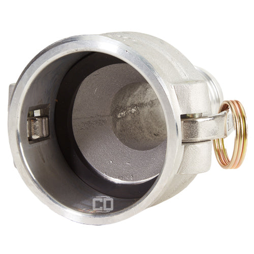 Aluminum 3" Female Camlock to 2" Hose Shank