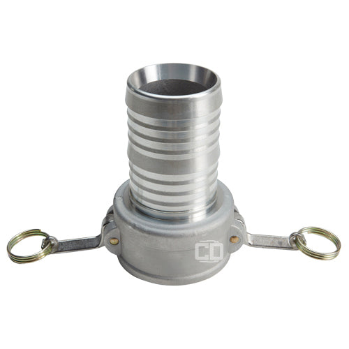 Aluminum 3" Female Camlock to Hose Shank