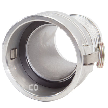 Aluminum 4" Female Camlock to Hose Shank (USA)