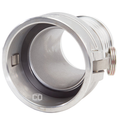 Aluminum 6" Female Camlock to Hose Shank