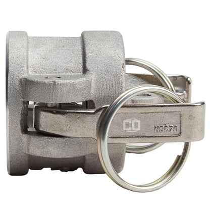 Aluminum 1 1/4" Female Camlock Dust Cap