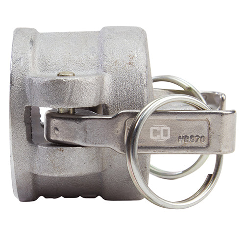 Aluminum 1 1/2" Female Camlock Dust Cap (USA)