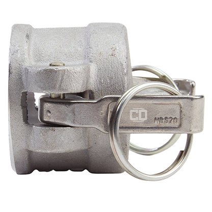 Aluminum 1 1/2" Female Camlock Dust Cap (USA)