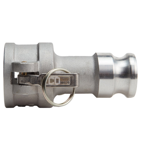 Aluminum 2" Female Camlock x 1 1/2" Male Camlock (USA)